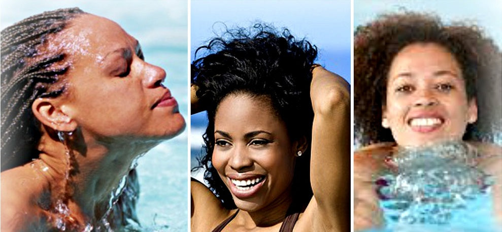 Swimming is interesting outdoor activity, but you should take care your hair