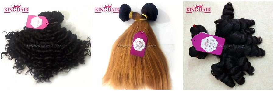 King Hair Extensions supply hair in many colors and styles