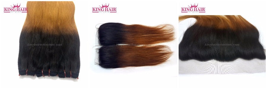 Ombre color hair from King Hair Extensions