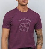 Ethics Over Ego | Vegan Mens Tee