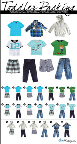 Toddler Wardrobe Color STory
