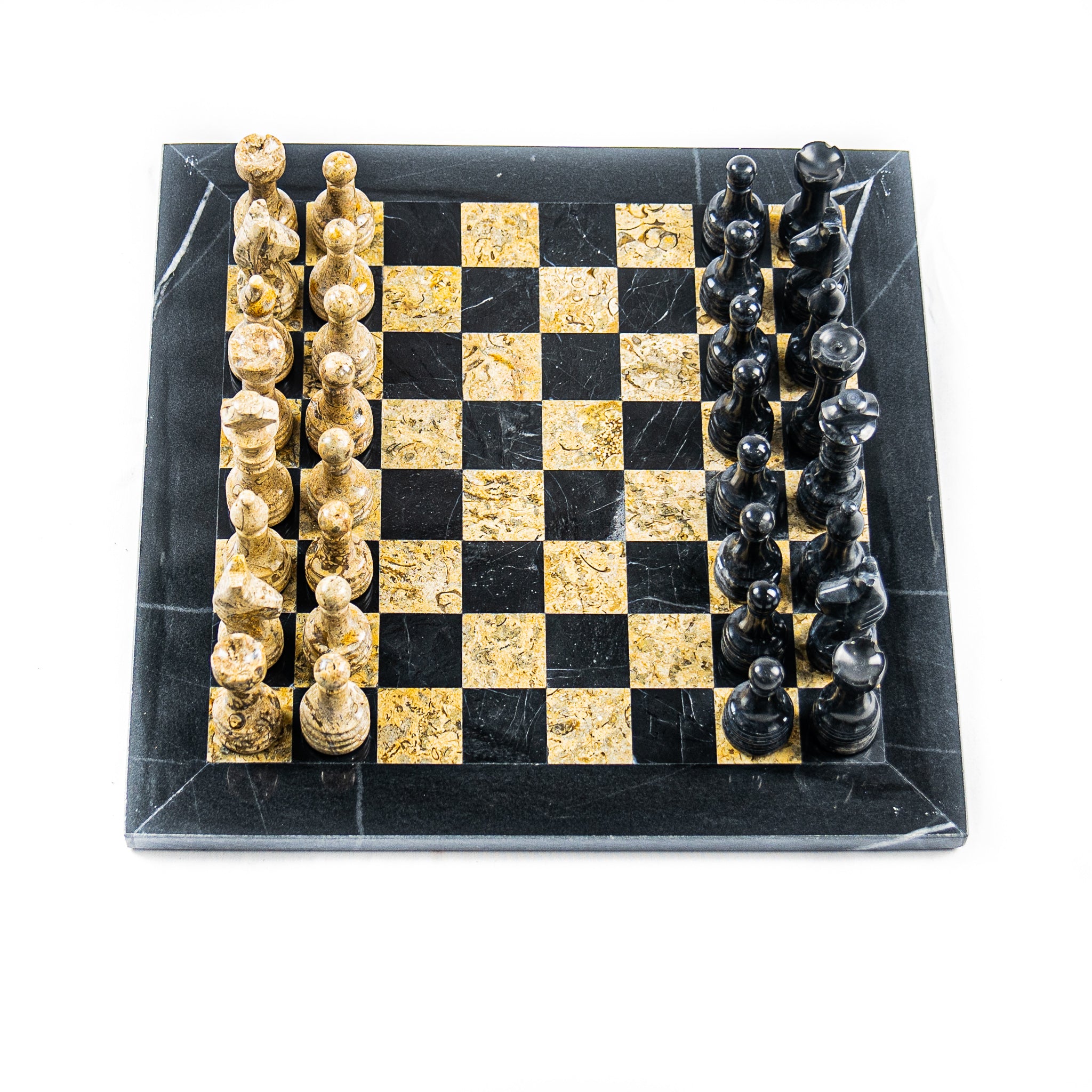 Chess Board Marble Greek Handmade Unique Piece
