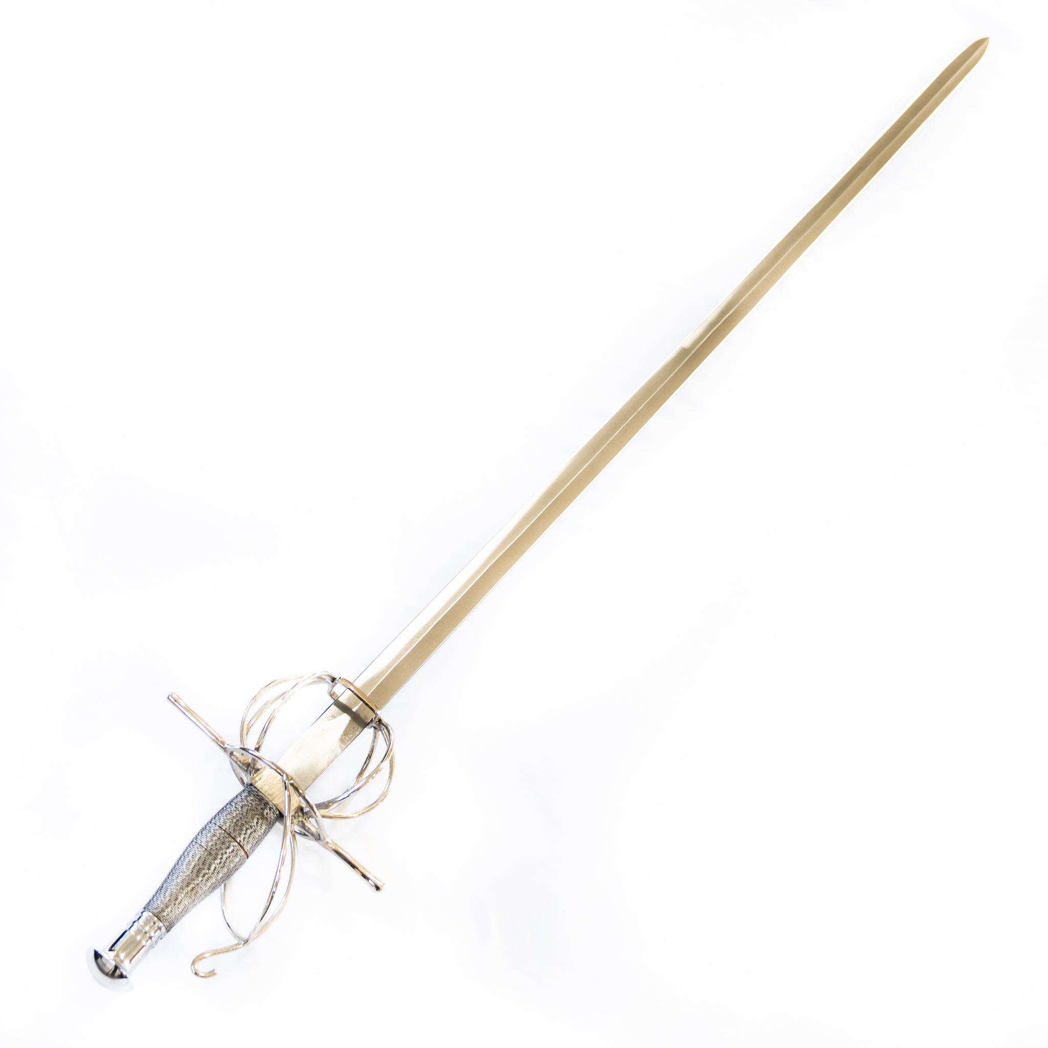 Rapier Sword 1095 Steel High Carbon 46 Ornate Handle