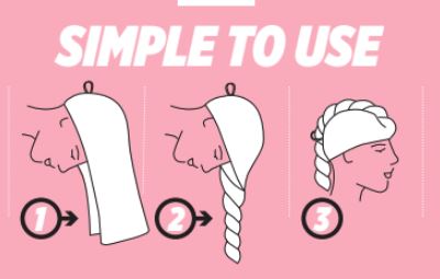 how to use hair towel wrap