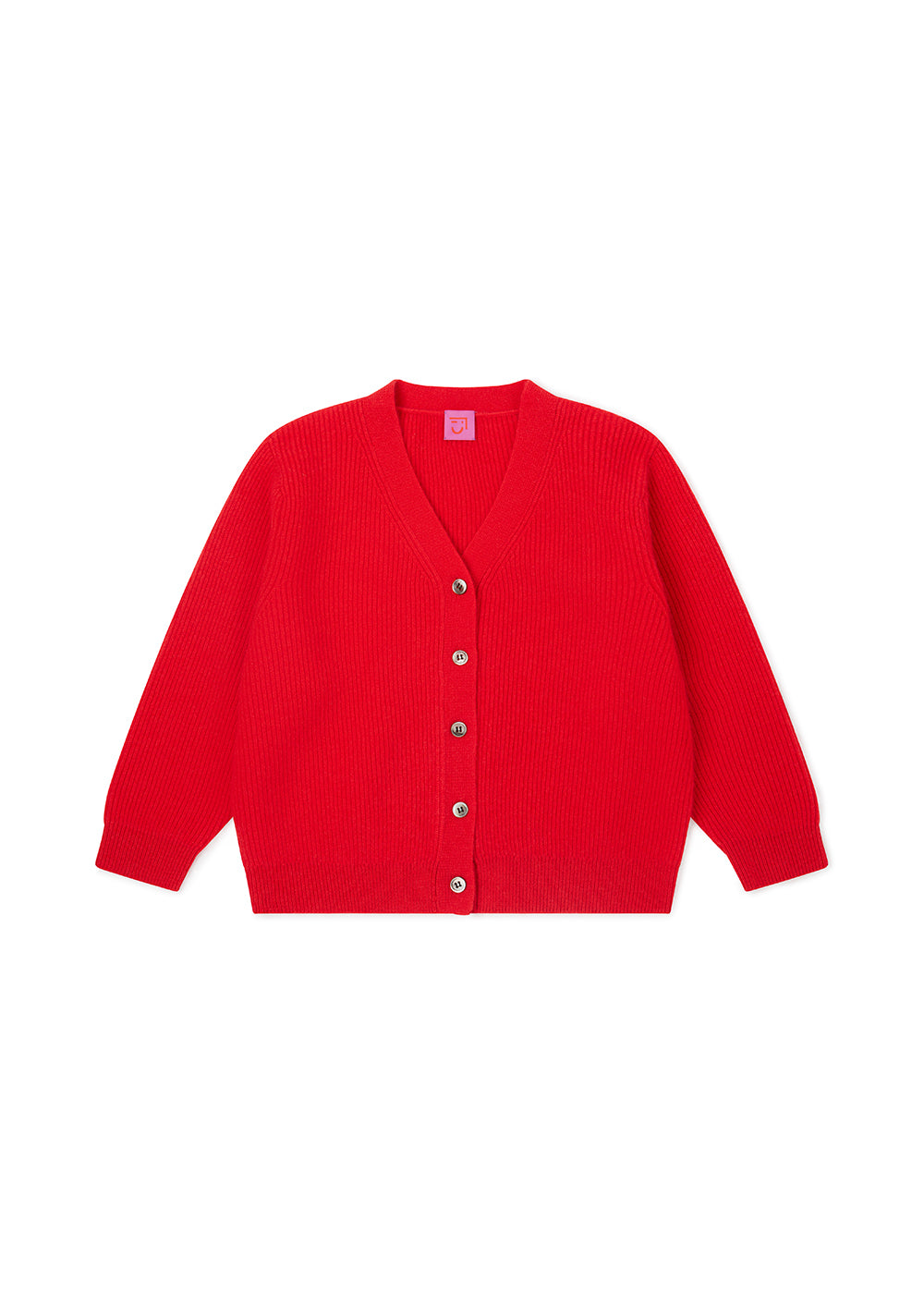 Mimi Cashmere Cardigan - 4Y-6Y / Red