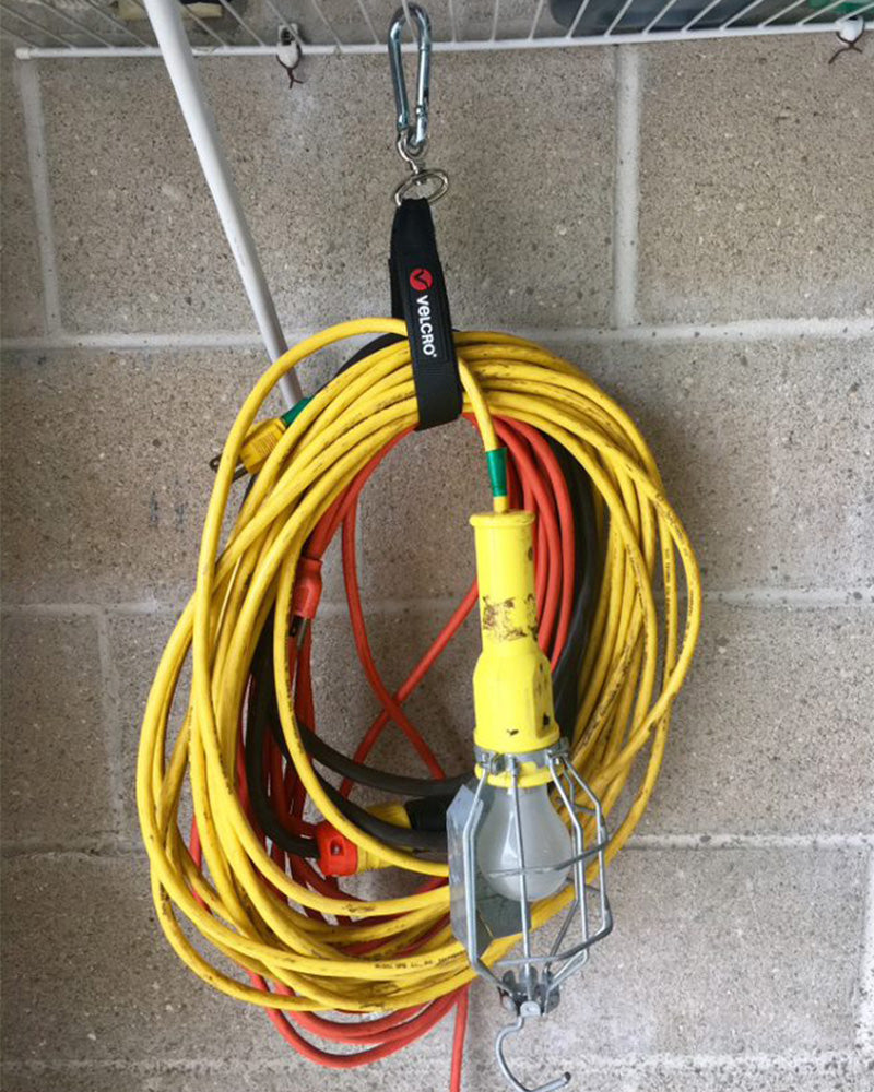 Cable Organisation on Garage Wall