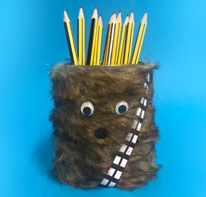 Star Wars Craft - DIY Chewbacca Pencil Pot
