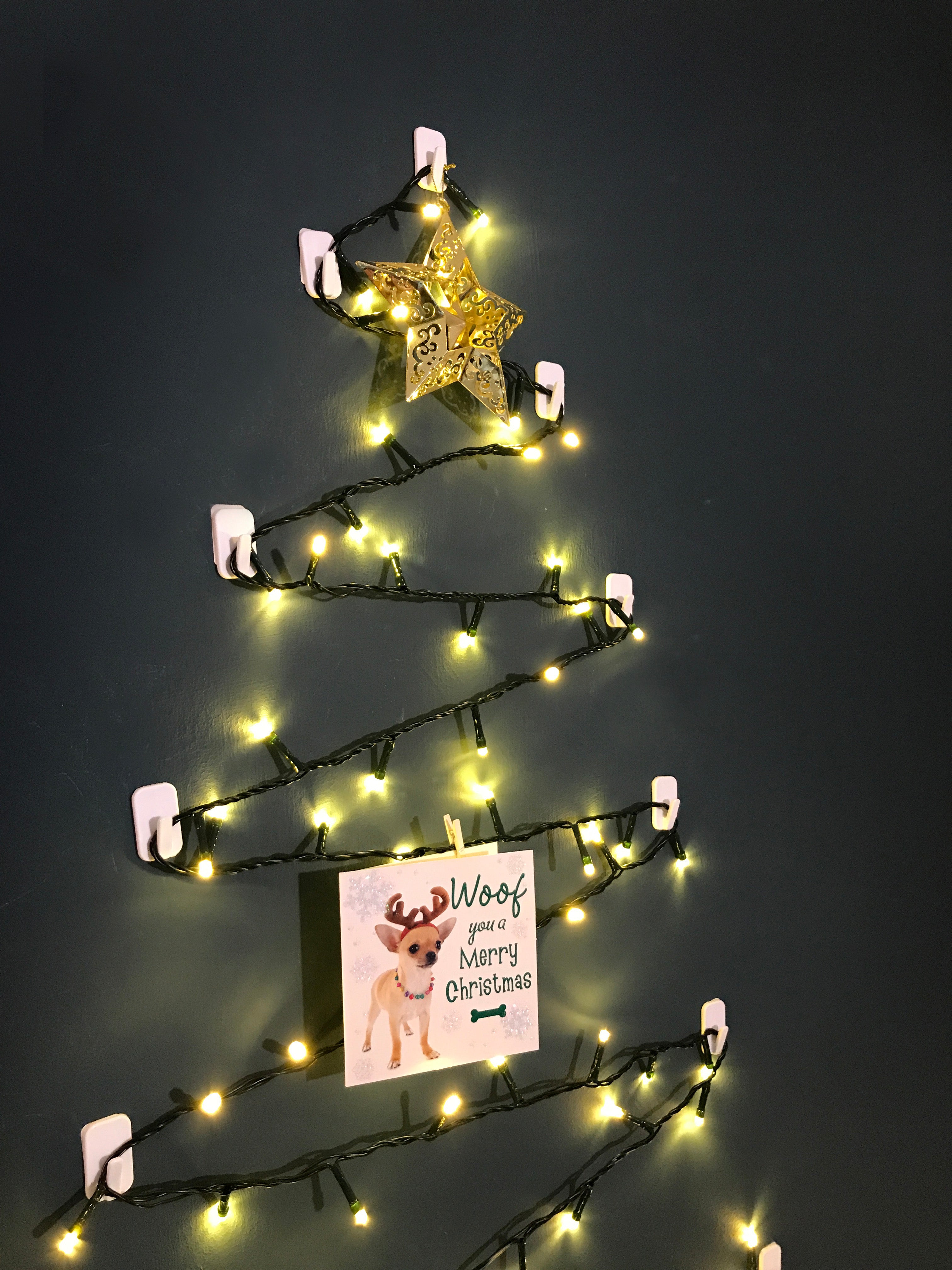 DIY Christmas Tree For Your Wall 