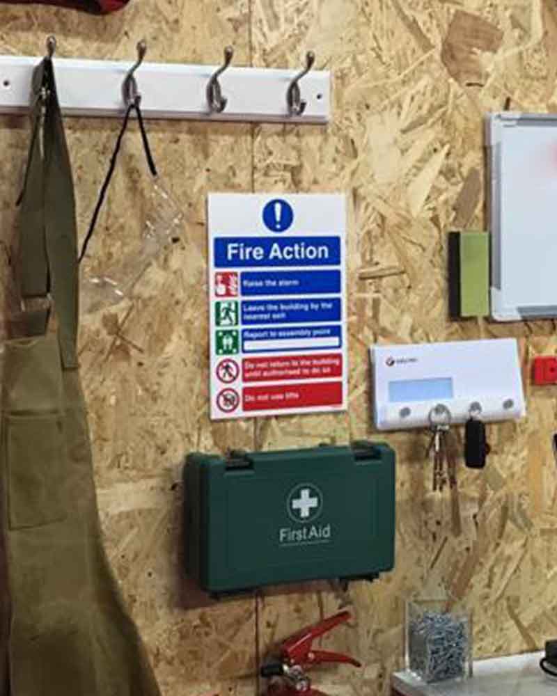 Workshop Organisation - First Aid Kits and Signage
