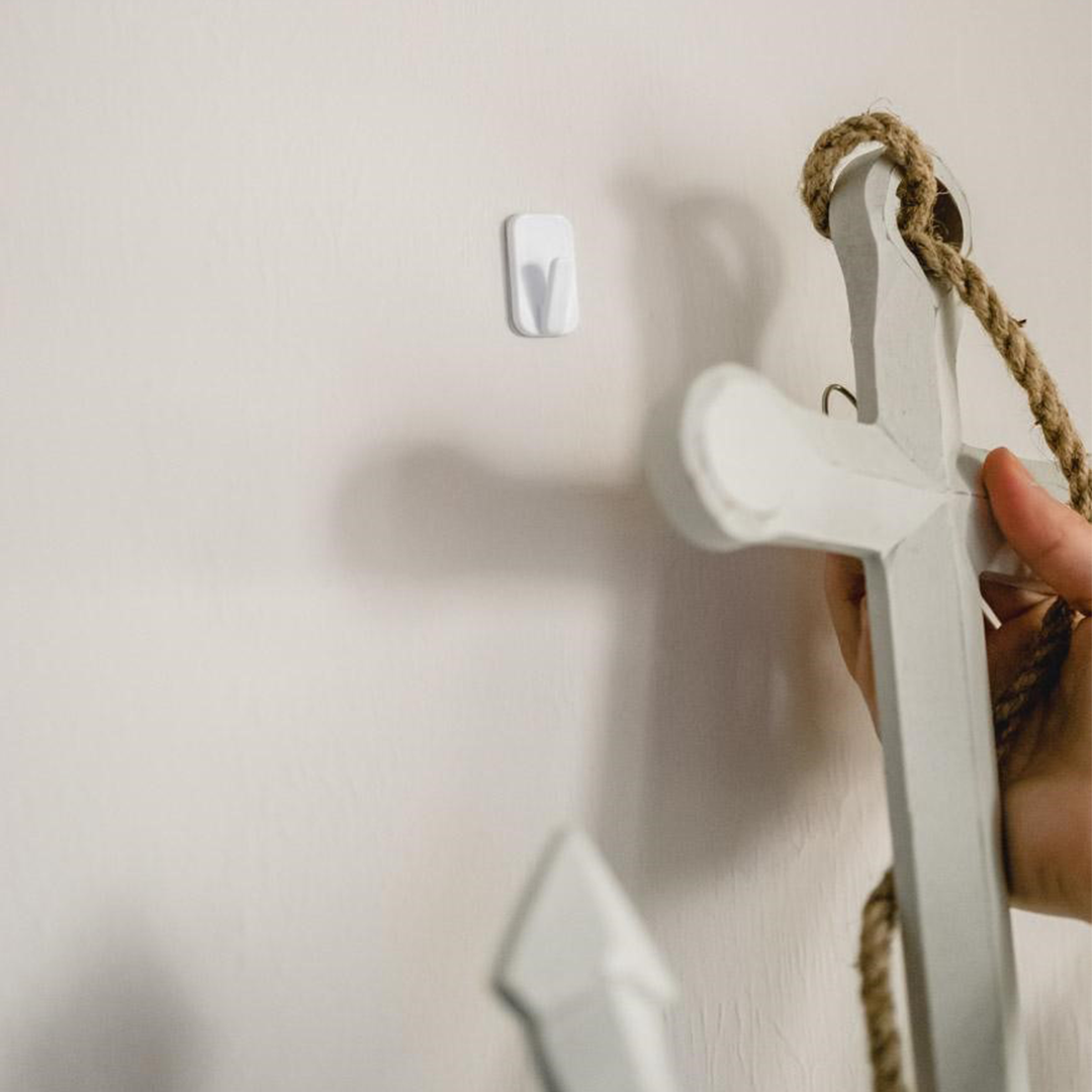 How to Remove Adhesive Hooks from the Wall