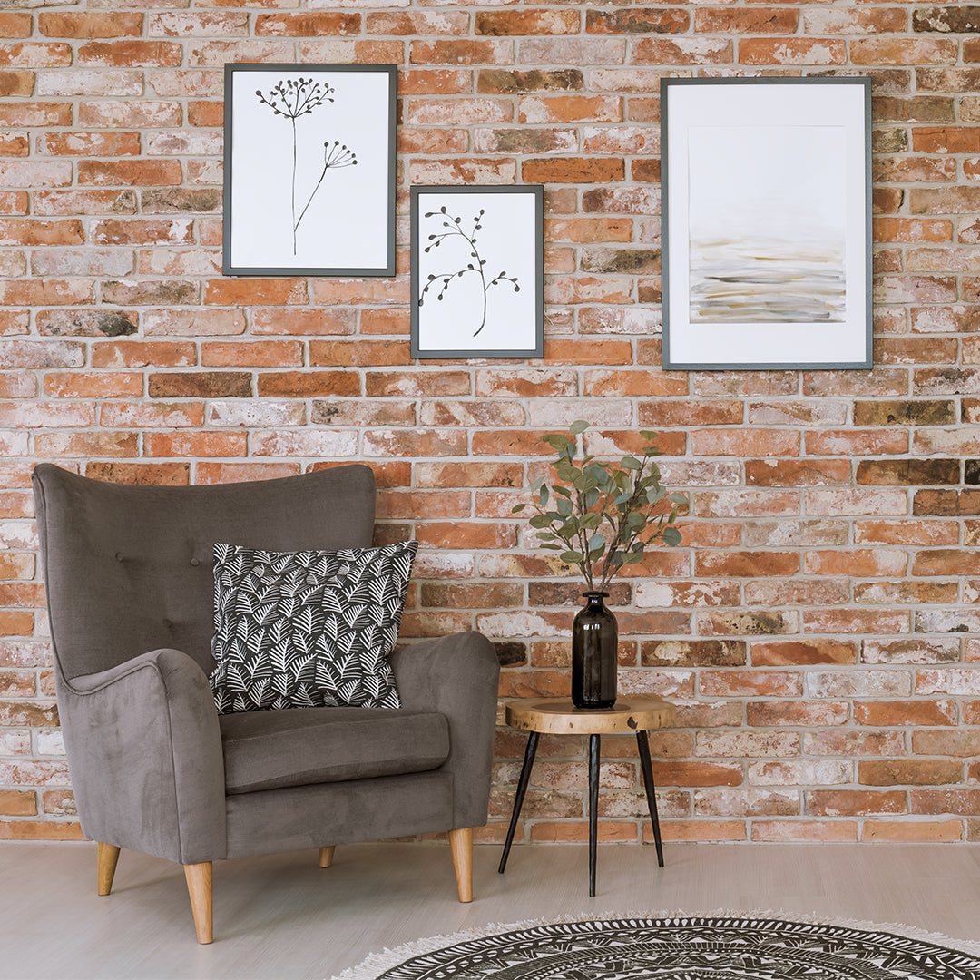 How to Hang Pictures on a Brick Wall