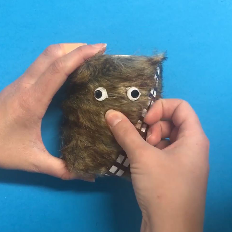 Star Wars Chewbacca Pencil Pot - Step 6