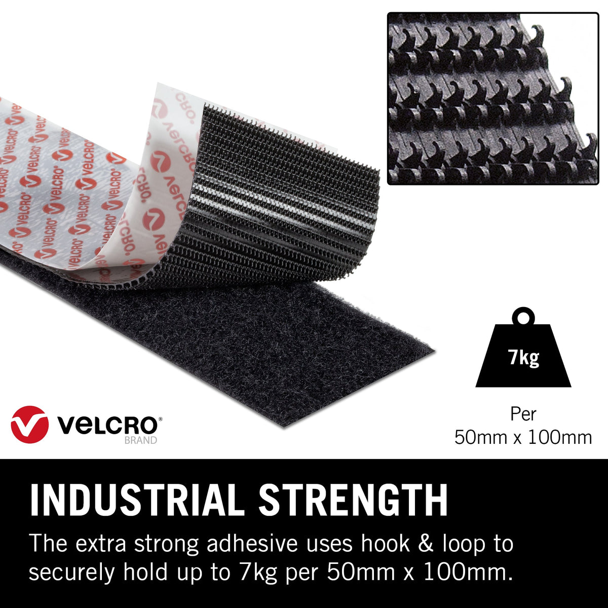 VELCRO® Brand Stick Tape 1m - | VELCRO® Brand