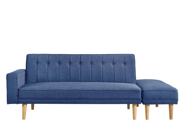 Blue Sofa with Ottoman Payday Deals