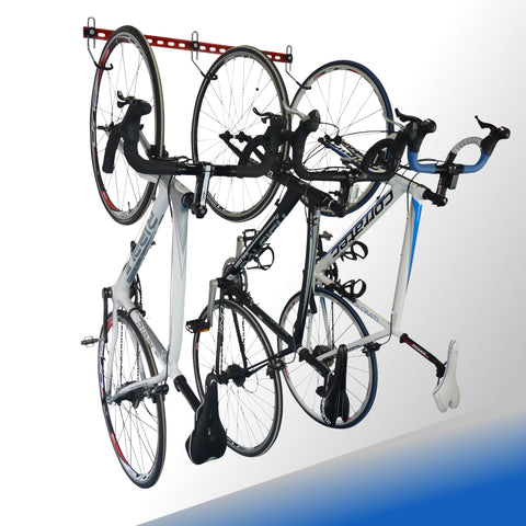 3 bike garage wall rack