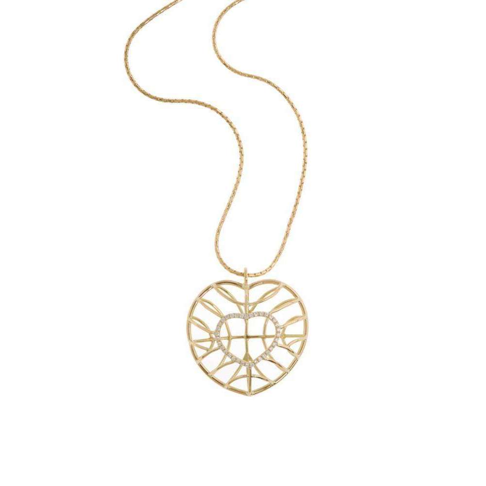 Frosted Heart Pendant Frosted Heart Pendant-Janice Zethraeus-JewelStreet US