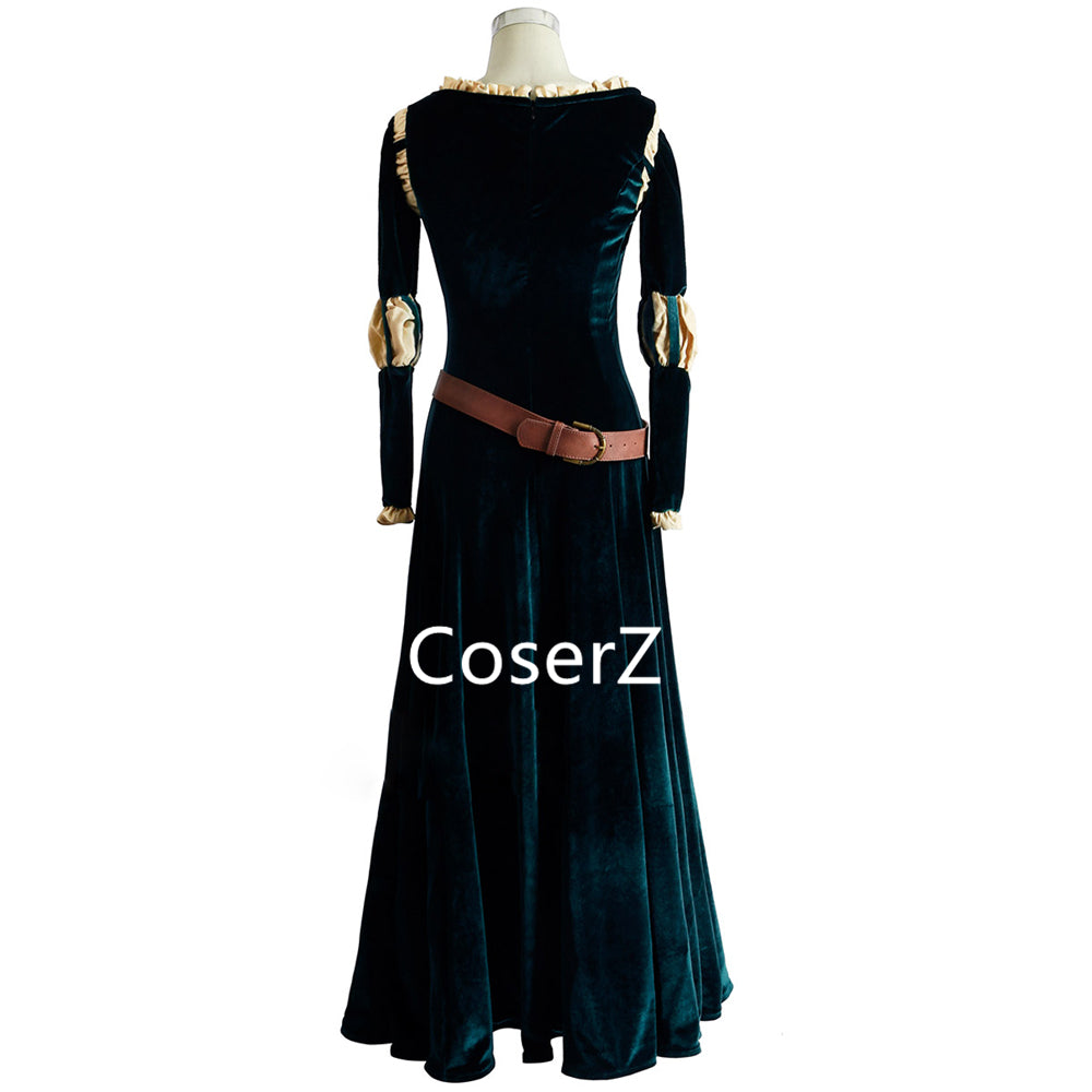 merida cosplay dress