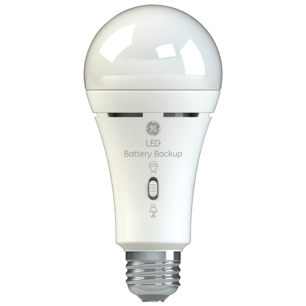 GE Lighting 93099986 A21 LED Smart Battery Backup Bulb, 3000 K — LIfe