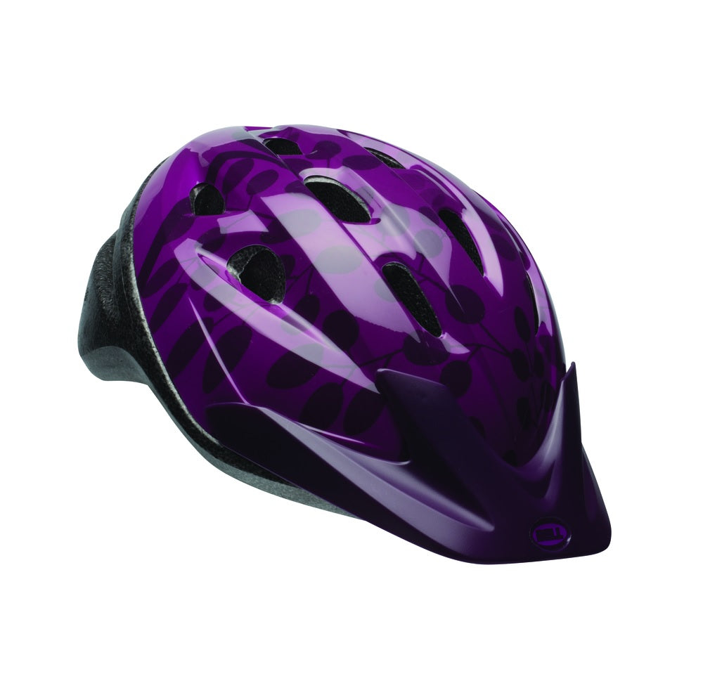 womens purple cycle helmet