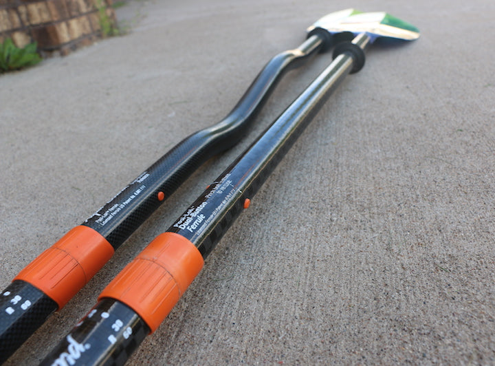 aqua-bound's bent vs. straight shaft kayak paddle