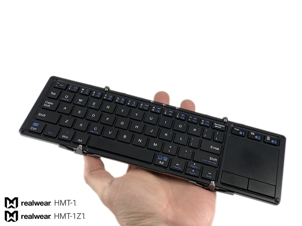 schildpad Interpersoonlijk effect Folding Bluetooth Keyboard & Touchpad – RealWear