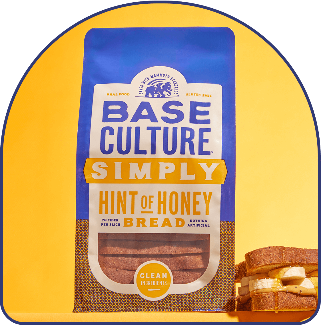 Base Culture Simply Hint of Honey Bread