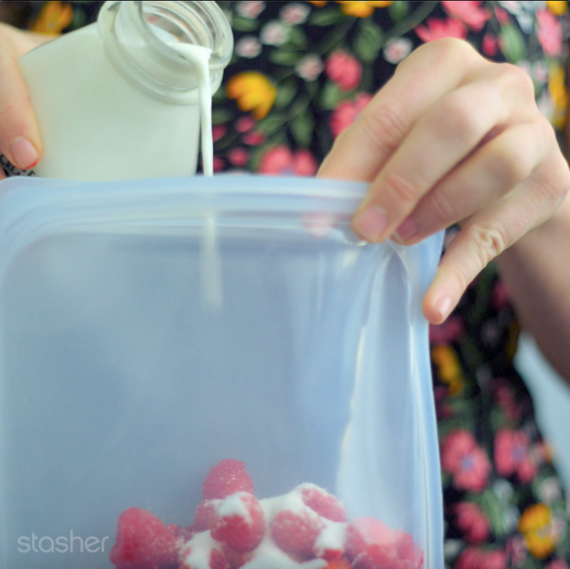 how to make ice cream in a stasher bag