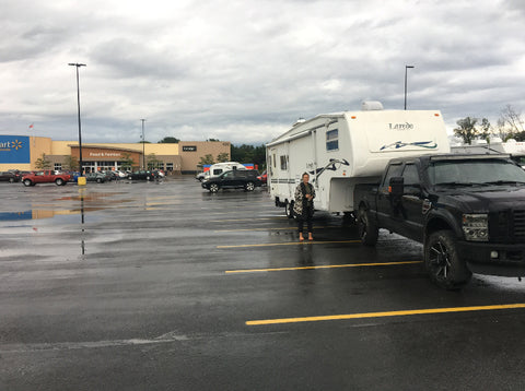 Camping out at Walmart 