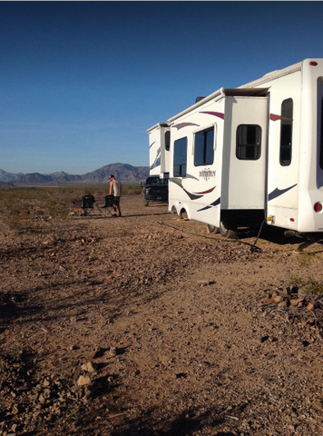 valhala BLM camping in Arizona 
