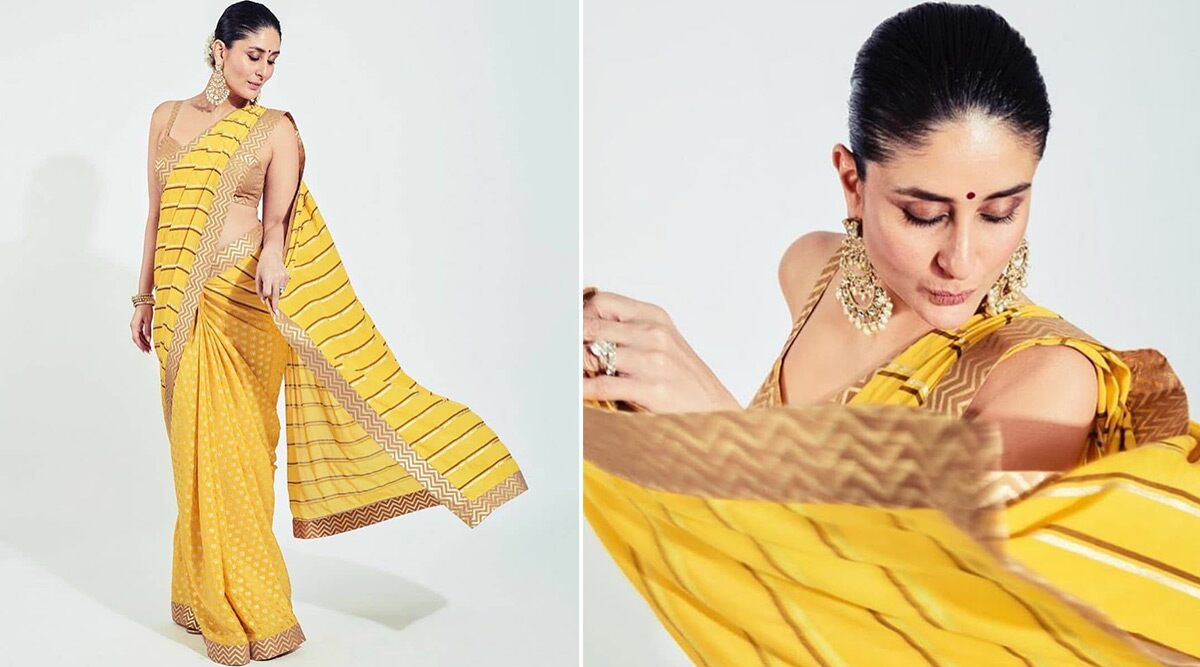 Kareena Kapoor Wedding Yellow Haldi Saree SIYA908BL – Siya Fashions.co.uk