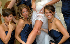 University of Georgia Bulldogs wedding garter bridal fun FunWeddingThings.com