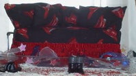 Fireman wedding cake topper decorative couch FunWeddingThings.com