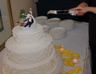 Duck hunting wedding cake topper FunWeddingThings.com