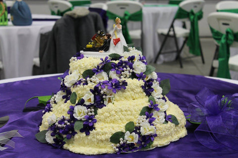 Fireman wedding cake topper FunWeddingThings.com Firefighter cake top groom's fire