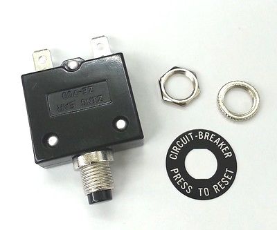 NEW 20 Amp Pushbutton Circuit Breaker  ~ Zing Ear ZE-700-20 20A 