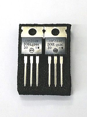 Lot Of 2 Irf International Rectifier Irfz34n 29a 55v N Channel Power Marvac Electronics