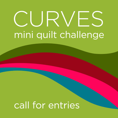Curves Mini Quilt Challenge for Curated Quilts