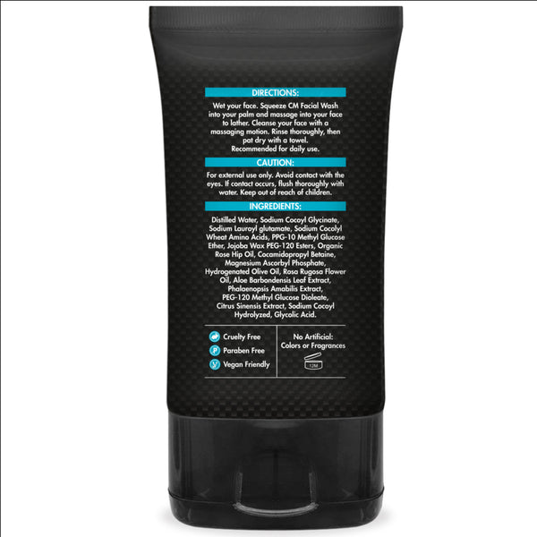 Chamuel Men Facial Cleanser AntiAging, Firming, Exfoliating, Deep C