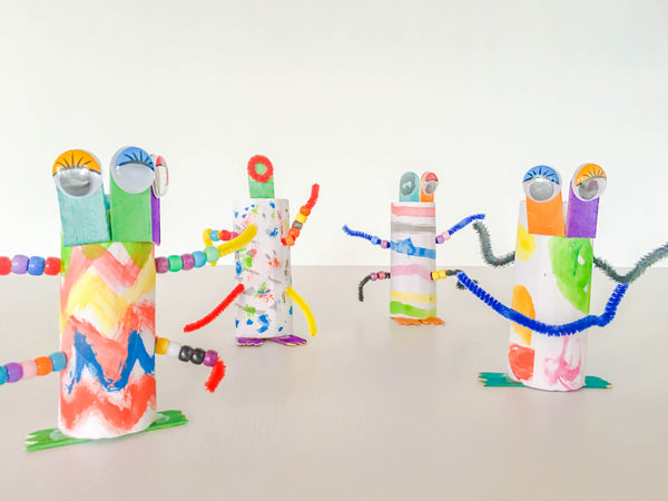 DIY Toilet Roll Aliens - Happy Active Kids Australia