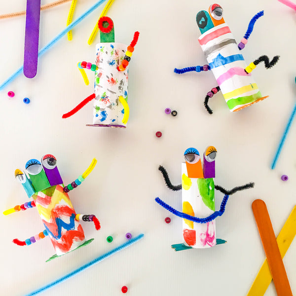 DIY Toilet Roll Aliens - Happy Active Kids Australia