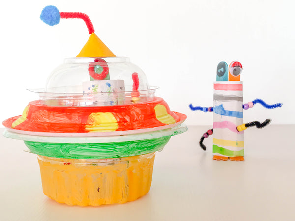 DIY UFO spaceship - Happy Active Kids Australia