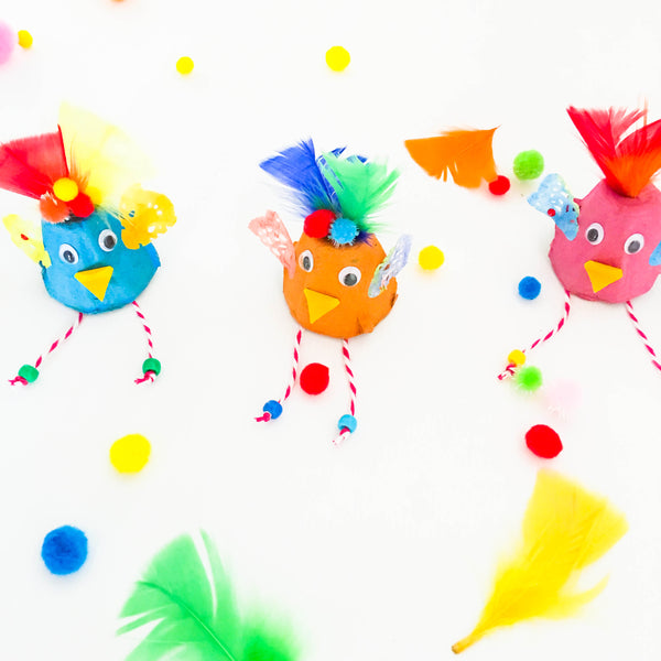 DIY Egg Carton Chicks - Happy Active Kids Australia