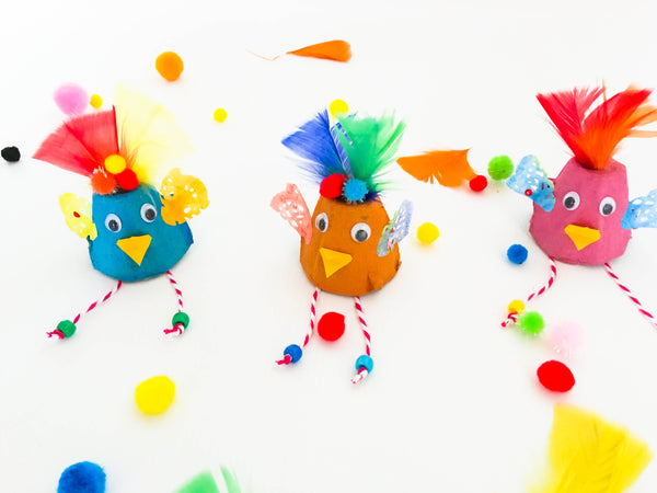 DIY Egg Carton Chicks - Happy Active Kids Australia