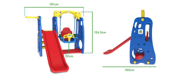 Ruby 4 in 1 Toddler Swing & Slide - Lifespan Kids - buy online Happy Active Kids