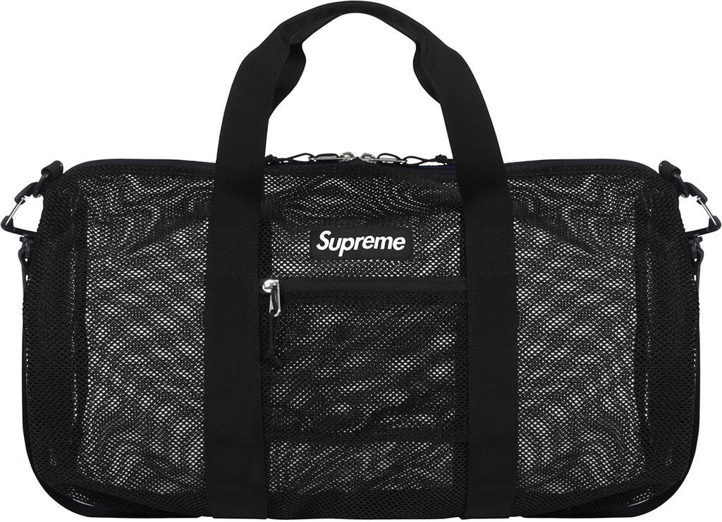 Supreme All Mesh Duffle Bag Black – CURATEDSUPPLY.COM