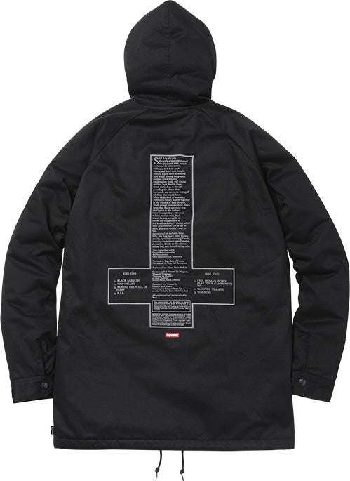 Supreme Black Sabbath Parka Black – CURATEDSUPPLY.COM