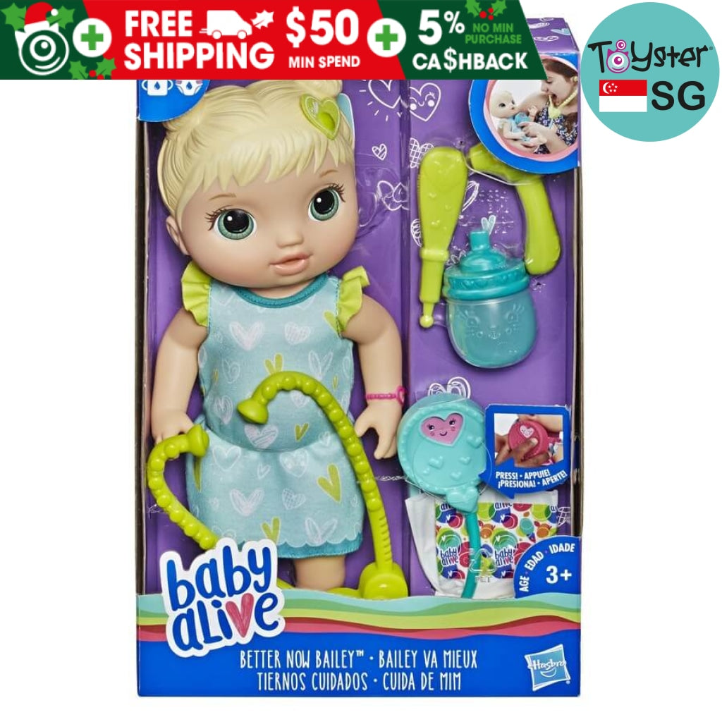 Baby Alive Better Now Bailey Blond Hair Toyster Singapore Toyster