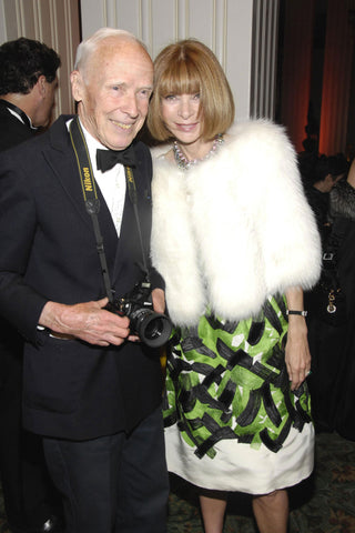  A photo of Anna Wintour, Vogue editor-in-chief and Bill Cunningham.