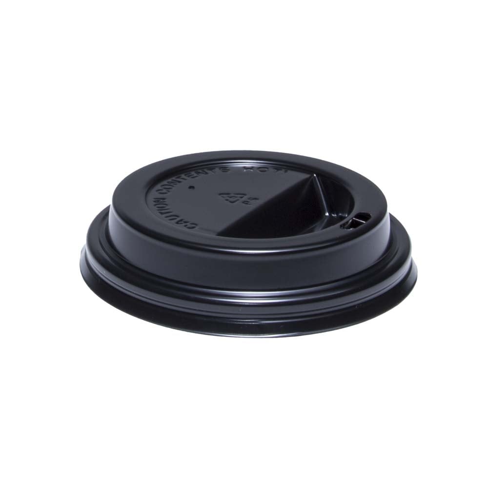 Disposable Coffee Cup Lid 8oz Black Lid X 1000 Streetfood Packaging Streetfood Packaging 0749