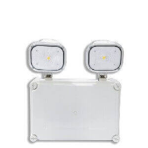 dual head emergency light